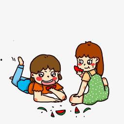 带孩子吃瓜群众