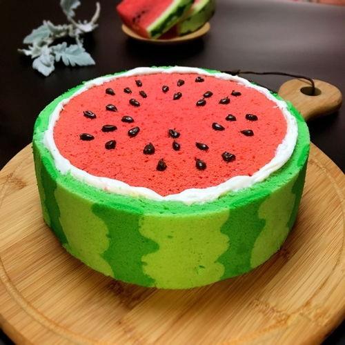 这个瓜这么吃蛋糕,创意蛋糕新吃法
